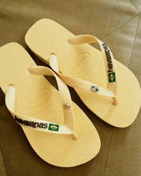 Chinelo Amarela Bandeirinha