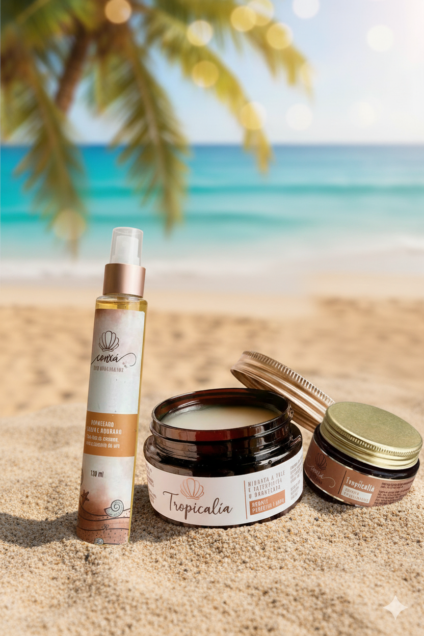 Kit bronzeador + Hidratante + Body Splash | Tropicalia