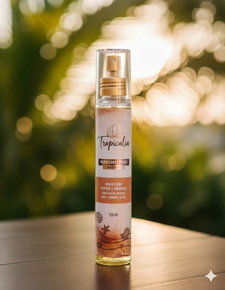 Kit bronzeador + Hidratante + Body Splash | Tropicalia